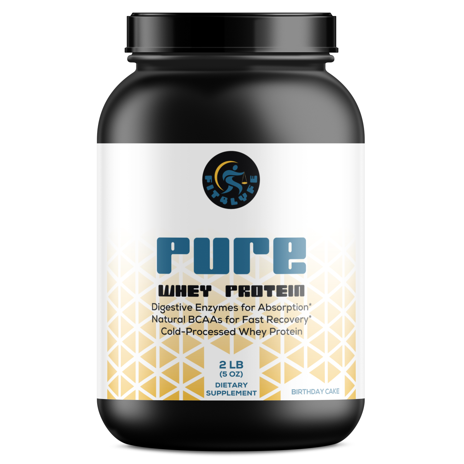 2lb Whey Armor Protein Birthday Cake
