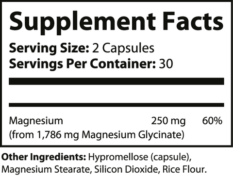 Fit4Lyfe Magnesium Glycinate